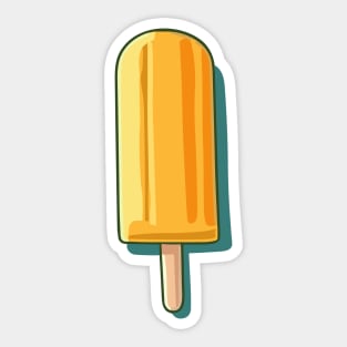 Tini Tiny Yellow Banana Popsicle Sticker